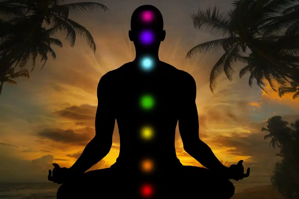 Man Doing Chakra Balancing