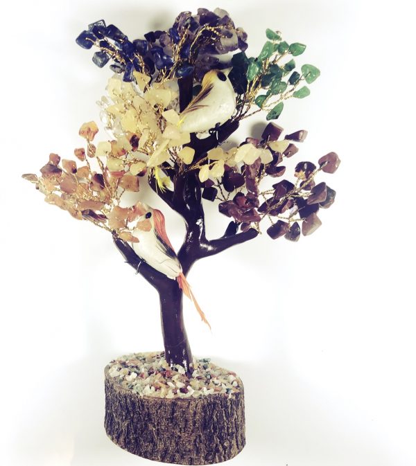 gemstone chakra tree for attracting success