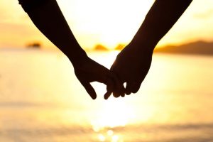 Holding each other's hand