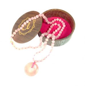 Pink love necklace