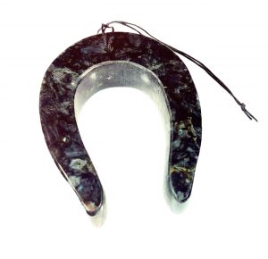 Larvikite Crystal Horseshoe