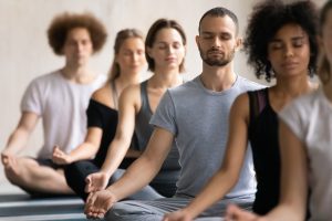 People Meditating