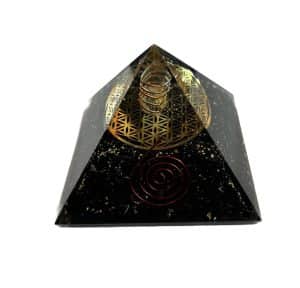 Black Tourmaline Orgone Pyramid
