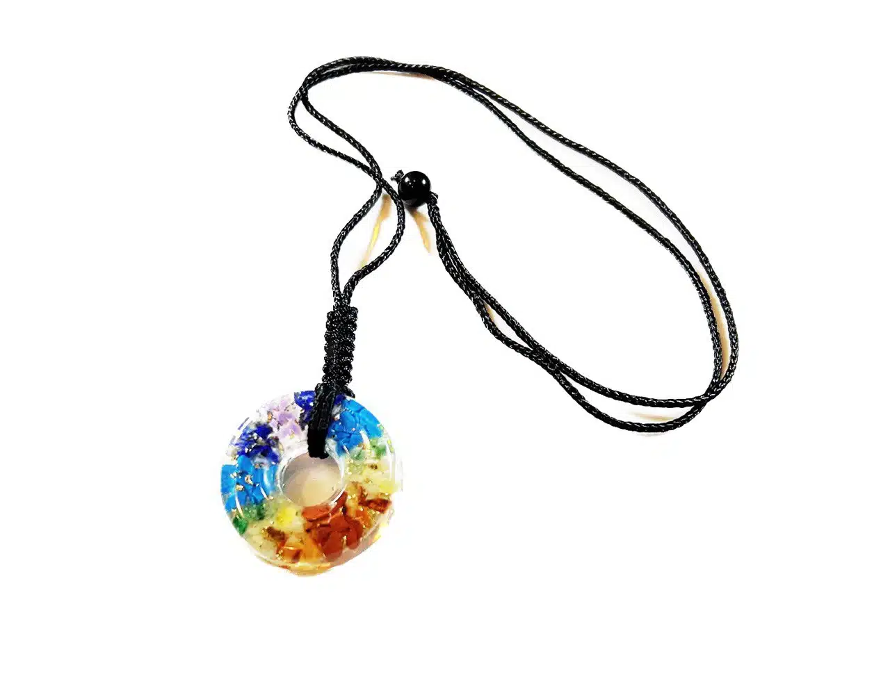 Orgone 7 Chakra Donut Pendant