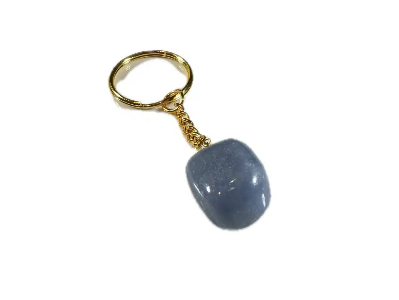 Blue aventurine keychain