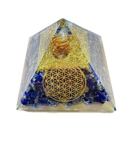 Lapis Lazuli evil eye Pyramid