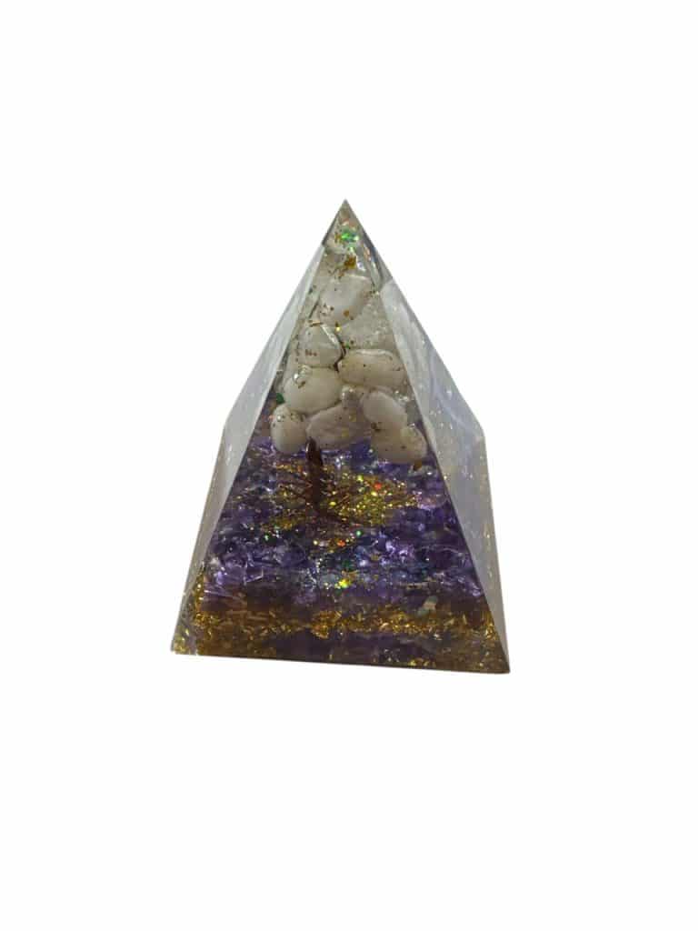 Amethyst Orgone Pyramid