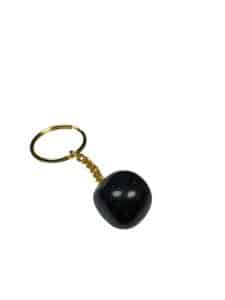 Black Obsidian Keychain