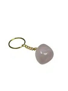 Rose Quartz keychain