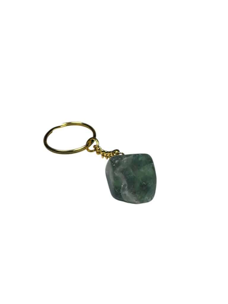 Green Fluorite Keychain