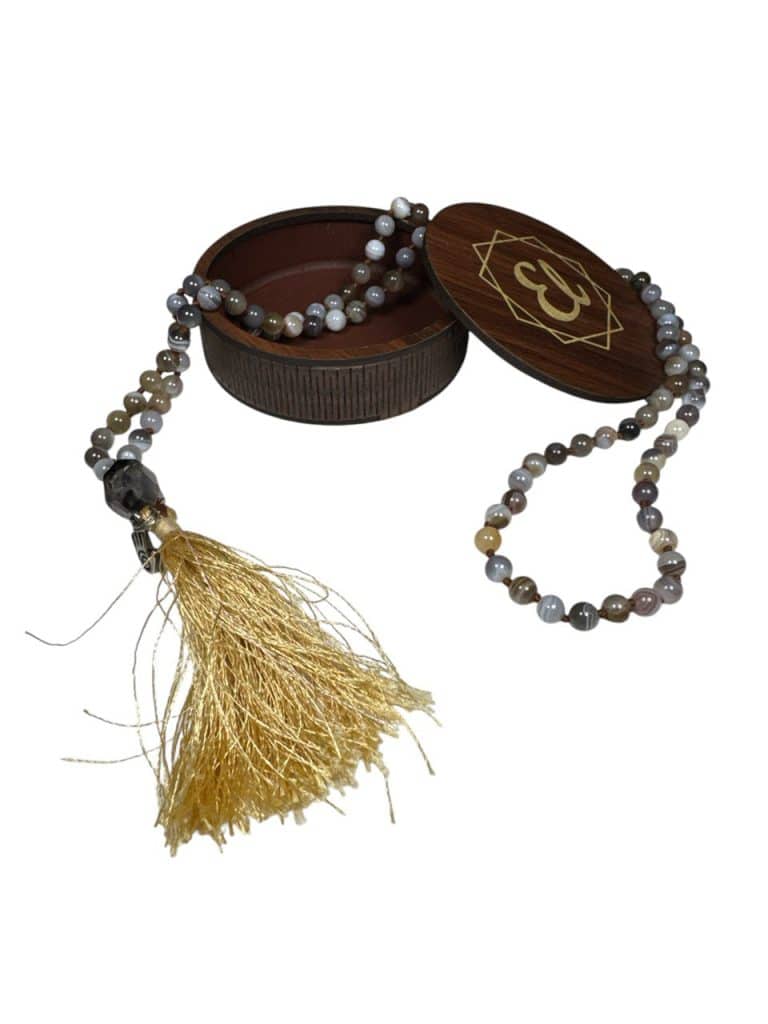 Botswana Necklace With Hamsa Charm